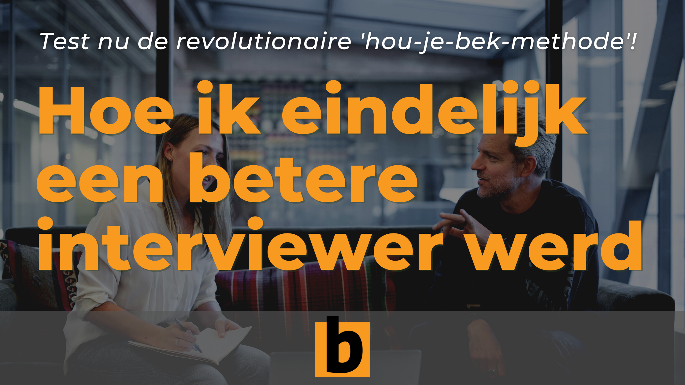 Ik was een verschrikkelijk slechte interviewer. Dit is hoe ik het oploste