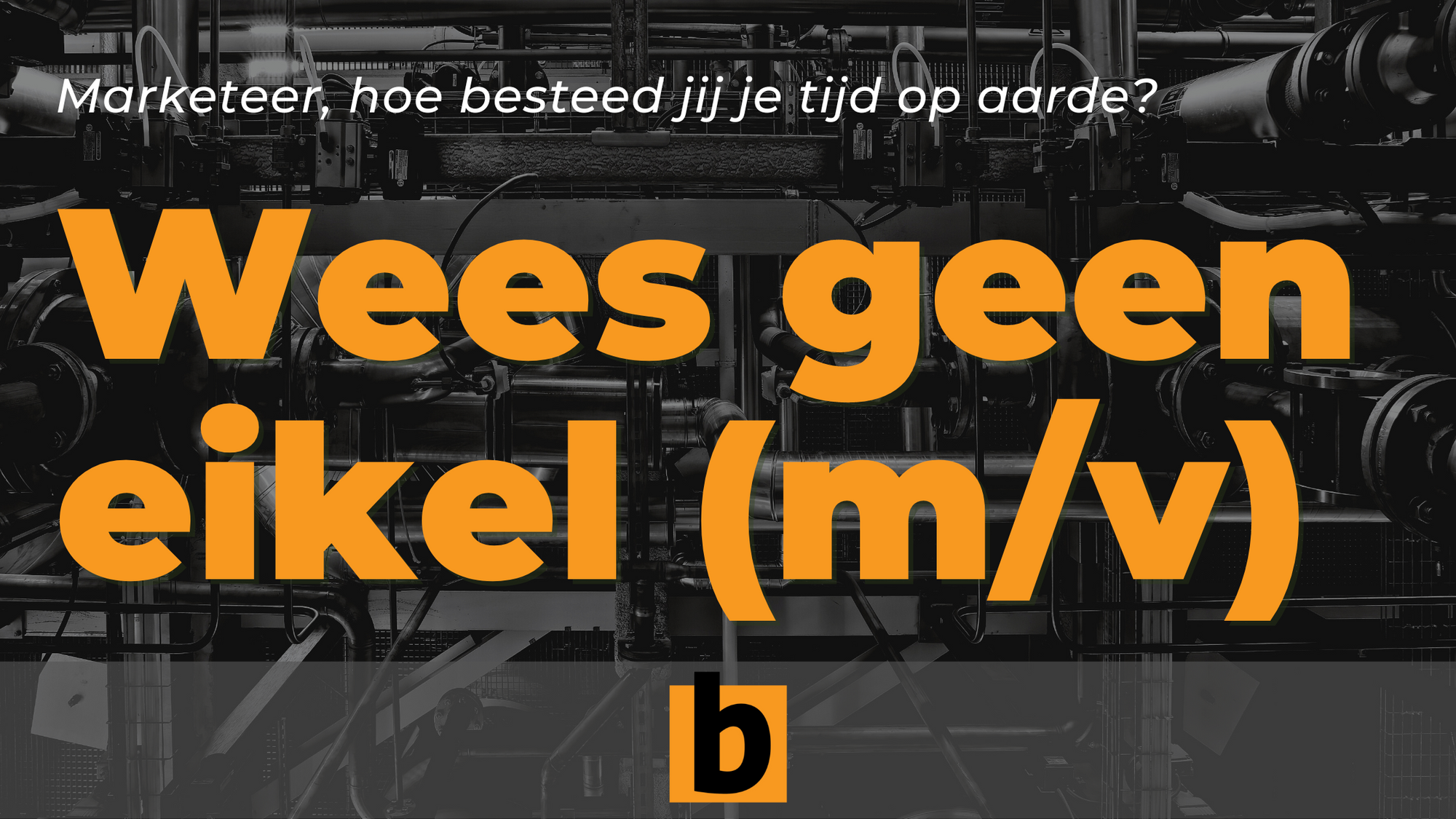 Regel 1: wees geen eikel