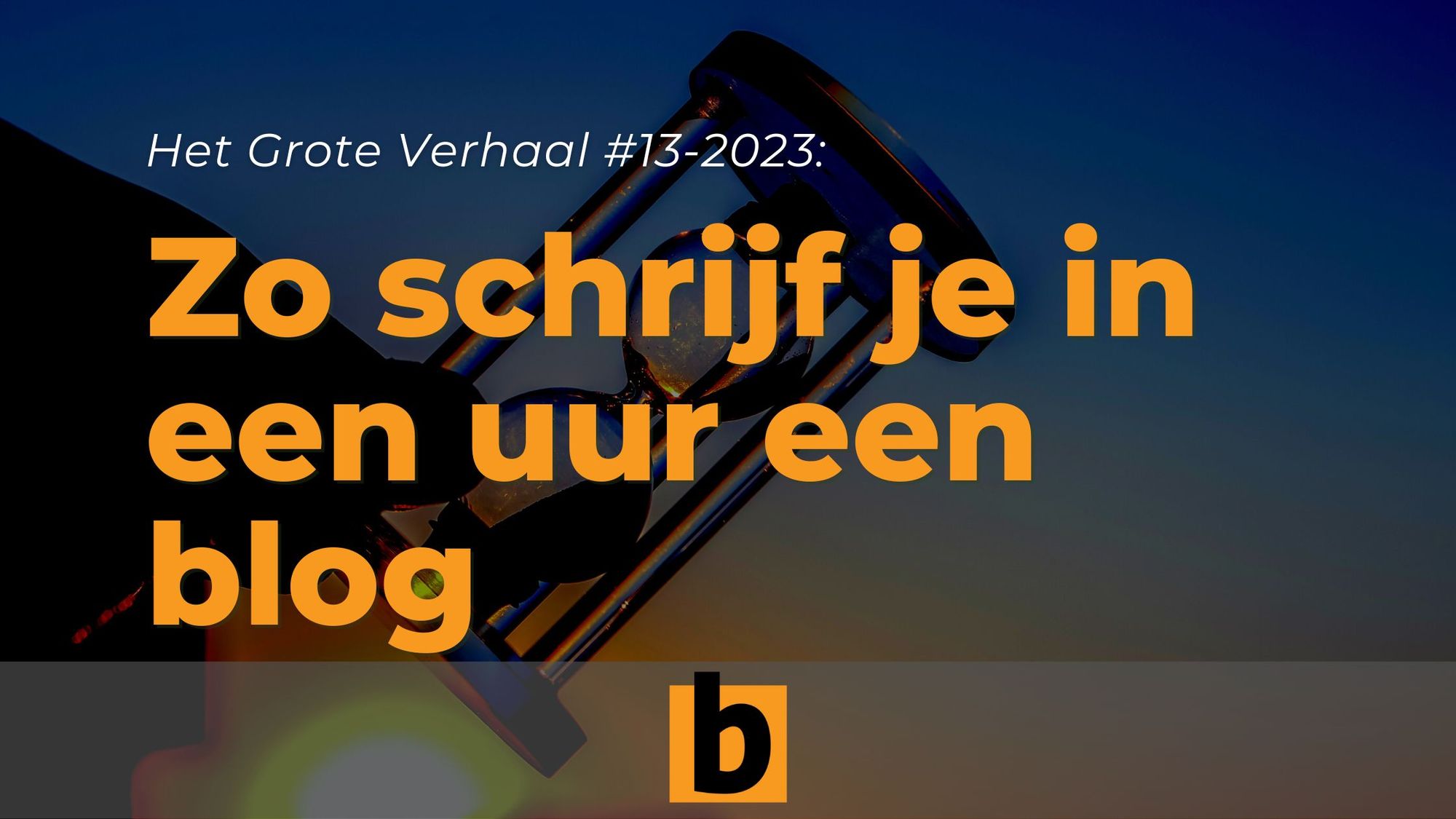 Zo schrijf je binnen een uur een blog