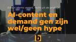 B2B Content Podcast: AI-content (en meer)