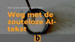 Hoe schrijf je een goed artikel met AI/ChatGPT?