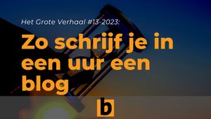 Zo schrijf je binnen een uur een blog